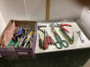BOX W/ASSORTED MISC TOOLS
