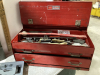 RED TOOLBOX W/CONTENTS + TOOLKIT - 2