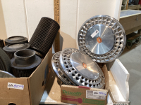 2-BOXES HUBCAPS + FILTERS