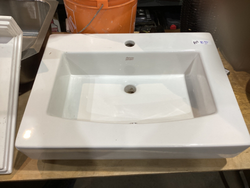 RECTANGLE SINK. SURFACE MOUNT