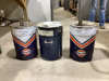 (3) PAILS OF GULF COLLECTIBLE PAILS