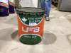 VINTAGE UFA PAIL OF GREASE