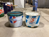 (2). PAILS OF ROYALITE GREASE