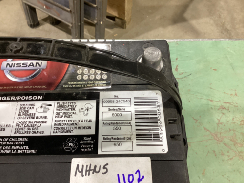 NISSAN BATTERY