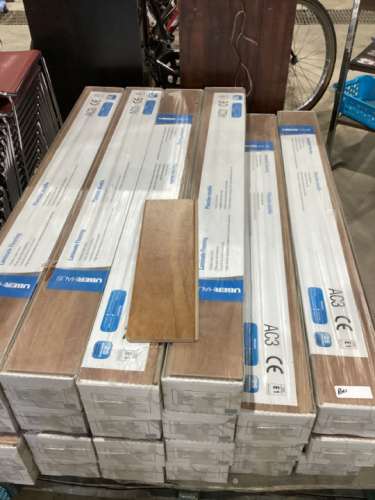 22 CARTONS UBERHAUS LAMINATE FLOORING