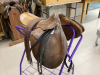 ENGLISH SADDLE WITH IRONS AND GIRTH - 2