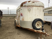 1988 Bergen stock trailer. Tandem. Bumper pull