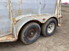 1988 Bergen stock trailer. Tandem. Bumper pull - 4