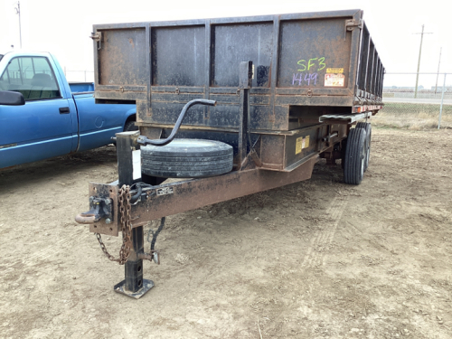 2014 WIL ray LLC hi-boy electric over hydraulic dump trailer