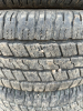 Four wrangler truck tires - 4