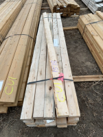 Bundle of 2 x 4 lumber