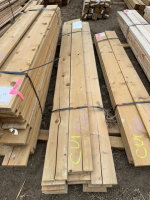 Bundle of treated fence board