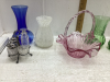 VASES,GLASS BASKET,CONDIMENT SET,CANDLE HOLDER - 2