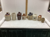 COLLECTION OF SMALL WHISKEY JUGS