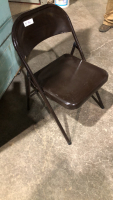 ONE FOLDING METAL CHAIR