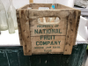 WOOD ORANGE CRUSH/NATIONAL FRUIT CO. BOX - 3