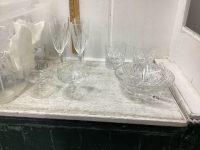 CRYSTAL PCS + SOME GLASSWARE