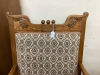 ARM CHAIR W/DECORATIVE WOOD ACCENTS - 2