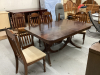 DINING ROOM TABLE WITH 8 CHAIRS