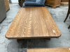 DINING TABLE CUT DOWN TO COFFEE TABLE HEIGHT - 2