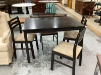 SMALL TABLE WITH 4 CHAIRS