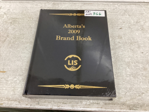 2009 ALBERTA BRAND BOOK - NEW IN PLASTIC