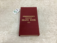 HENDERSON’S NORTHWEST BRAND BOOK 1894 REPLICA