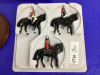 HER MAJESTY THE QUEEN MOUNTED HORSEGUARD + LIFEGUARD FIGURINES - 2