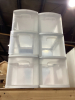 2 PLASTIC STORAGE TOWERS