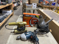 Supreme Corded Drill, B&D Sander, Jigsaw & Drill