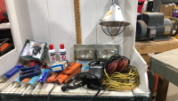 LIGHTS,CAULKING,BUTANE,HEAT LAMP, OUTDOOR TIMER