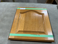 (2) Oak cabinet doors