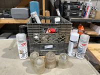 Assortment of Spray Paint & Insulators