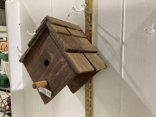 WOODEN BIRD HOUSE