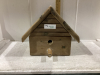 WOODEN BIRD HOUSE