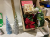 3 BOXES - CHRISTMAS DECOR AND SHOP ITEMS - 2