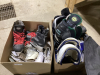 3 BOXES- SKATES, HELMETS, HOCKEY EQUIPMENT,BIG BAG - 2