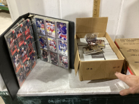 HOCKEY TRADING CARDS-BOXES -1995, 1997, 2005/06 + BINDER