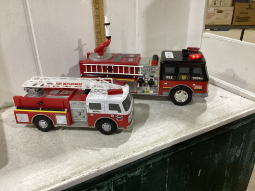 2 TOY TONKA FIRETRUCKS