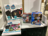 BOX W/2 INFLATABLE CHRISTMAS ANIMALS + 3 CRAFT KITS