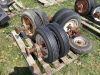 Four pallets of conveyor wheels - 3