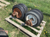 Four pallets of conveyor wheels - 4