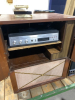 Old Radio Cabinet w/an 8-track Player, Fleetwood Record Player and (3) Speakers - 2