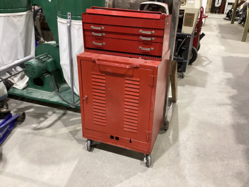 ROLLING TOOL CABINET + DRWERS