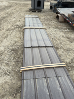 Unused, steel sheeting