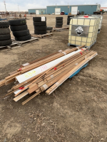 Pallet of trim and railing