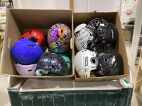 2 BOXES OF HELMETS