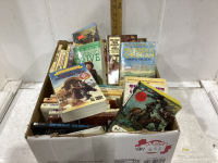 BOX OF PAPERBACK BOOKS