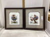 2 CROSS STITCH HUMMEL PICTURES