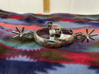 Set of Spanish silver spurs